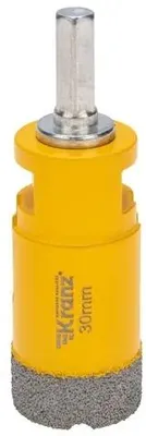 Коронка KRANZ KR-92-1014,  по керамограниту,  трехгранный
