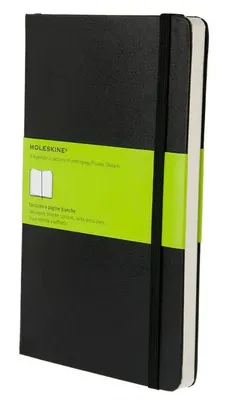 Блокнот Moleskine Classic,  240стр,  без разлиновки,  твердая обложка,  черный [qp062]