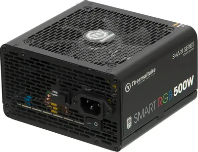 Блок питания Thermaltake Smart RGB 500,  500Вт,  80 PLUS WHITE,  120мм, черный, retail [ps-spr- 0500nhsawe-1]