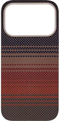 Чехол (клип-кейс) KONDIJAN Carbon, для Apple iPhone 17 Pro, коричневый [kjcr-iph-17-pro-sst-ms-brn]