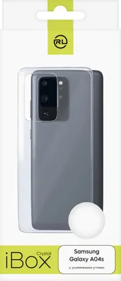 Чехол (клип-кейс) Redline iBox Crystal, для Samsung Galaxy A04s, противоударный, прозрачный [ут000033134]