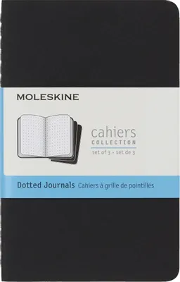 Блокнот Moleskine Cahier Journal,  64стр,  пунктир,  черный [qp314]