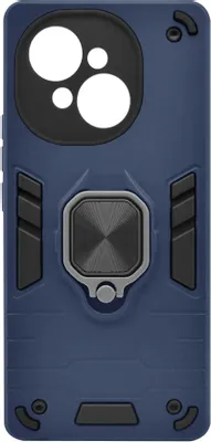 Чехол (клип-кейс) BORASCO Anti-Shock case, для Tecno Spark Go 2025/Go1/Pop9, противоударный, синий [74542]