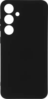 Чехол (клип-кейс) BORASCO Microfiber Case, для Samsung Galaxy S24+, черный [72951]
