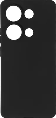 Чехол (клип-кейс) BORASCO Silicone Case, для Xiaomi Poco M6 Pro, черный [73016]