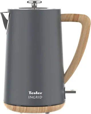 Чайник электрический TESLER KT-1744, 1.7л, нержавеющая сталь
