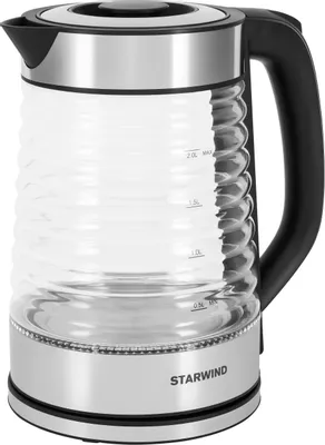Чайник электрический StarWind SKG2111, 2л, стекло