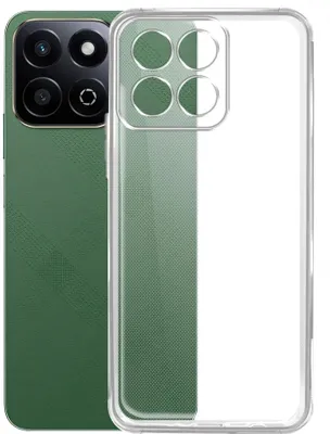 Чехол (клип-кейс) BORASCO Silicone Case, для Honor X7c, прозрачный [73929]