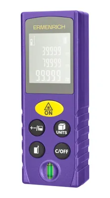 Лазерный дальномер ERMENRICH Reel Plus GK60, 1 класс лазера, 690нм, луч красный [86422]