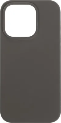 Чехол (клип-кейс) Deppa Liquid Silicone, для Apple iPhone 15 Pro, серый
