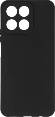 Чехол (клип-кейс) BORASCO Silicone Case, для Honor X7c, черный [73871]