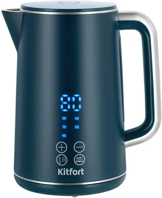 Чайник электрический KitFort КТ-6784, 1.7л, пластик
