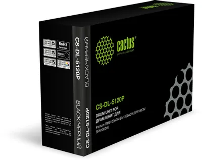 Блок фотобарабана Cactus CS-DL-5120P DL-5120 черный ч/б:30000стр. для BM5100ADN/BM5100ADW/BP5100DN/BP5100DW