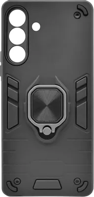 Чехол (клип-кейс) BORASCO Anti-Shock case, для Samsung Galaxy A36, противоударный, черный [74794]