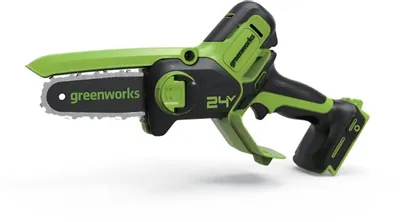 Цепная пила GREENWORKS GD24CSMNX,  аккумуляторная,  24В,  без АКБ,  без ЗУ [2008707]