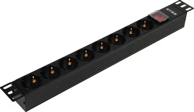 Блок распределения питания NTSS NTSS-PDU-DA1015,  горизонт.размещ.,  SchukoХ8,  Тип вход. тока 10A