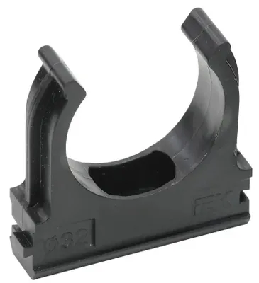 Держатель IEK CTA10D-CF32-K02-050 с защелкой, 32мм, полистирол, черный