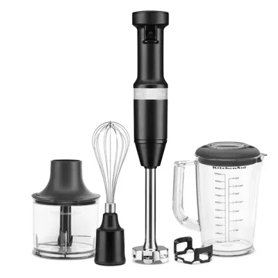 Блендер KitchenAid 5KHBV83EBM,  погружной,  черный