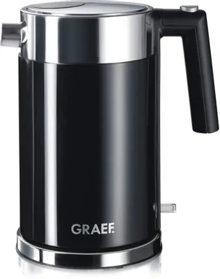 Чайник электрический GRAEF WK62EU, 1.5л, нержавеющая сталь/пластик