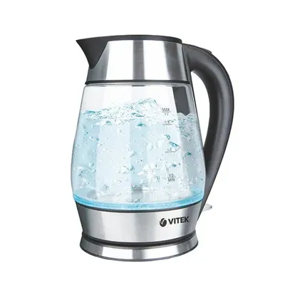 Чайник электрический Vitek VT-7037, 1.8л, стекло