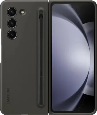 Чехол (клип-кейс) Samsung Slim S Pen Case Q5, для Samsung Galaxy Z Fold5, графит [ef-of94pcbegru]