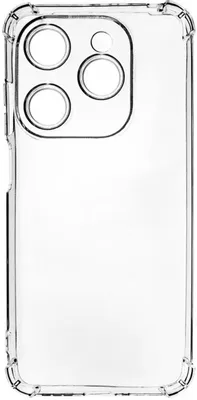 Чехол (клип-кейс) PERO CC02, для Tecno Spark Go 2024, противоударный, прозрачный [cc02-tsg24-tr]