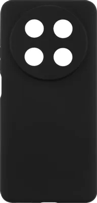 Чехол (клип-кейс) BORASCO Silicone Case, для Huawei Nova 12i, черный [73431]