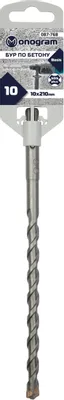 Бур MONOGRAM 087-768,  по бетону/кирпичу/камню,  10мм,  SDS-PLUS,  1шт
