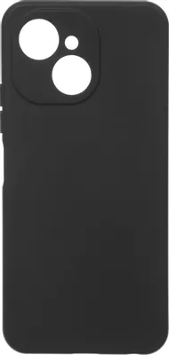 Чехол (клип-кейс) BORASCO Silicone Case, для Tecno Spark 40C, черный [75396]