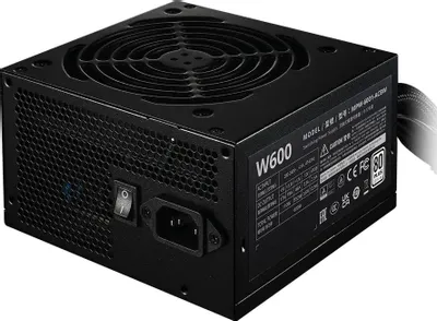 Блок питания Cooler Master Elite Nex W600,  600Вт,  80 PLUS WHITE,  120мм, черный, retail [mpw-6001-acbw-beu]