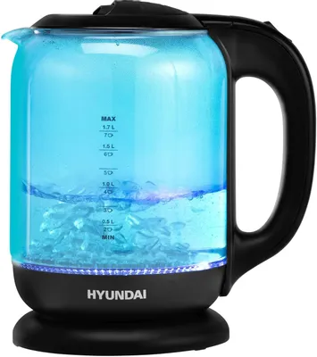 Чайник электрический Hyundai HYK-G2806, 1.7л, стекло