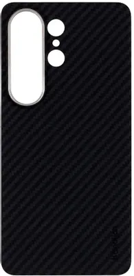 Чехол (клип-кейс) KONDIJAN Carbon, для Samsung Galaxy S26 Ultra, черный [kjcr-sam-s26-ul-ms-blk]