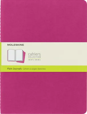 Блокнот Moleskine Cahier Journal,  120стр,  без разлиновки,  розовый неон [ch023d17]