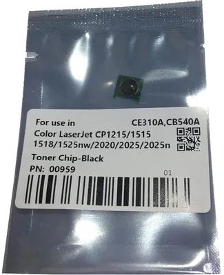 Чип тонер-картриджа Cet CET0959 (CE310A/320A/CB540A/CC530A) для HP Color LJ CP1215/1515/2025/CP1025