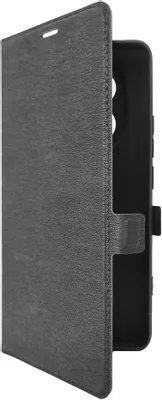 Чехол (флип-кейс) BORASCO Book Case, для Xiaomi Redmi Note 15 Pro 4G, черный [76149]