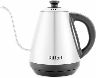 Чайник электрический KitFort KT-689, 1л, металл/пластик