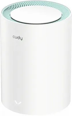 Бесшовный Mesh роутер CUDY M1500,  Wi-Fi 6,  AX1500,  2.4/5ГГц, 2 LAN,  белый [m1500(1-pack)]