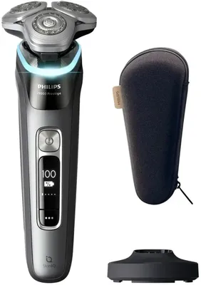 Электробритва Philips i9000 Prestige XP9202/10,  серебристый и черный