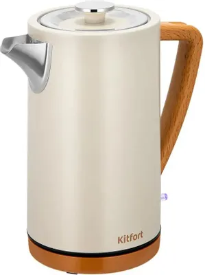 Чайник электрический KitFort КТ-8715, 1.7л, пластик/металл
