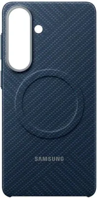 Чехол (клип-кейс) Samsung Carbon Magnet Case, для Samsung Galaxy S26+, темно-синий [ef-ks947scegru]