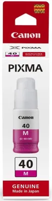 Чернила Canon GI-40M 3401C001, для Canon, 70мл, пурпурный