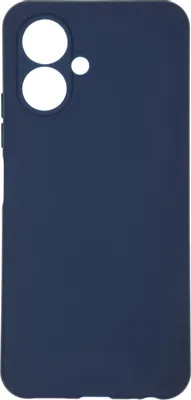 Чехол (клип-кейс) BORASCO Silicone Case, для Tecno Spark Go 2, синий [75451]