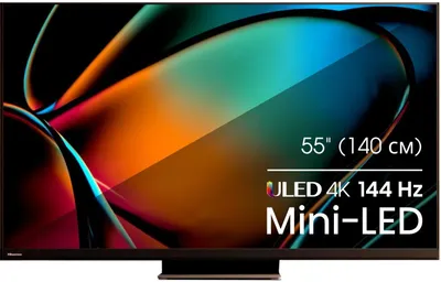 55" Телевизор Hisense 55U8KQ 4K Ultra HD, СМАРТ ТВ, Vidaa, темно-серый