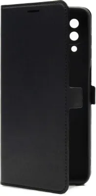Чехол (флип-кейс) BORASCO Book Case, для Samsung Galaxy A22/M22, противоударный, черный [40293]