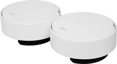 Бесшовный Mesh роутер TP-LINK Deco X50-PoE,  Wi-Fi 6,  AX3000,  2.4/5ГГц, 1 LAN,  белый, 2 шт. в комплекте [deco x50-poe(2-pack)]