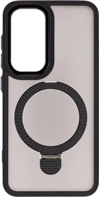 Чехол (клип-кейс) ZIBELINO Ring Stand Matte, для Samsung Galaxy S24, черный [zrs-sam-s24-mt-blk]