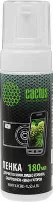 Чистящий набор Cactus CS-S3006,  180 мл,  1 шт для экранов и оптики