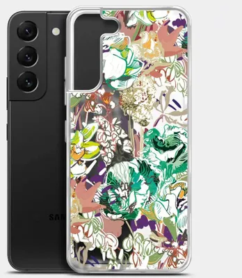 Чехол (клип-кейс) BORASCO ArtWorks, для Samsung Galaxy S22+, прозрачный/рисунок [51473]