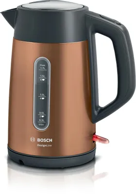Чайник электрический Bosch TWK4P, 1.7л, нержавеющая сталь/пластик