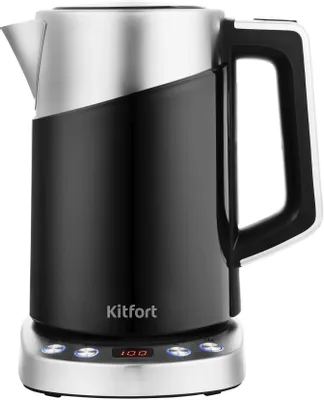Чайник электрический KitFort КТ-660-2, 1.7л, металл/пластик